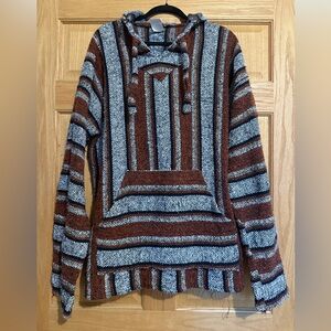 Baja Knit Boho Hoodie Size XXL